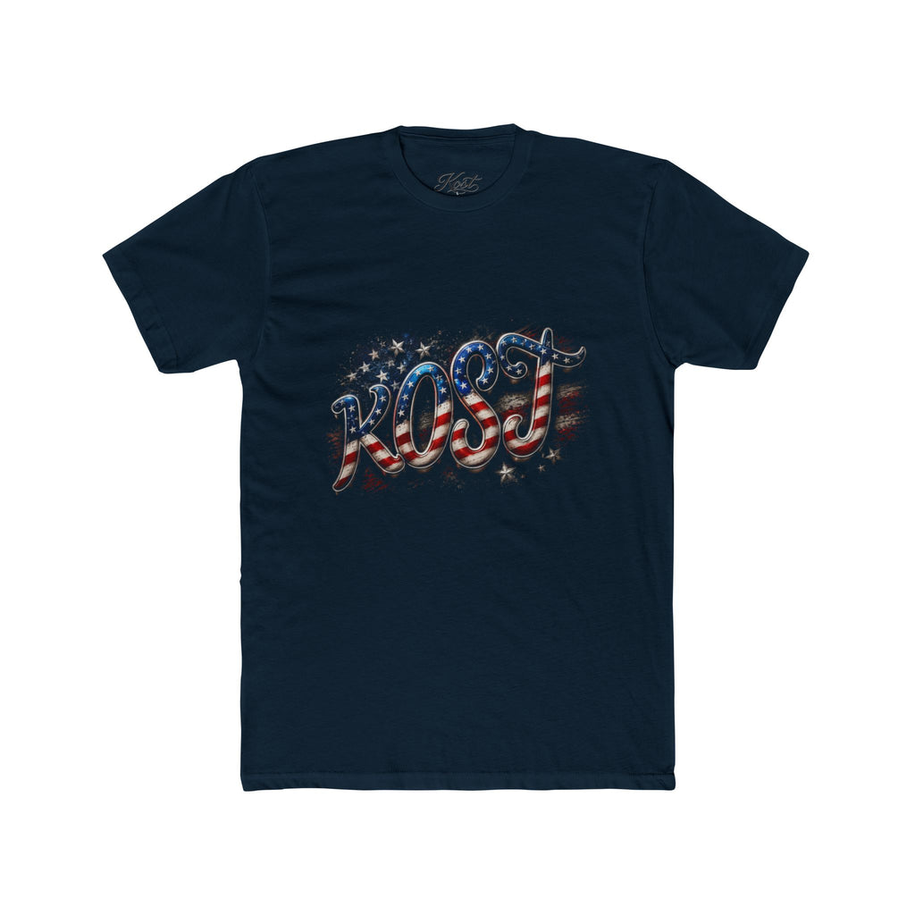 KOST Americana Flag Script T-Shirt — Patriotic 4th of July Graphic Tee