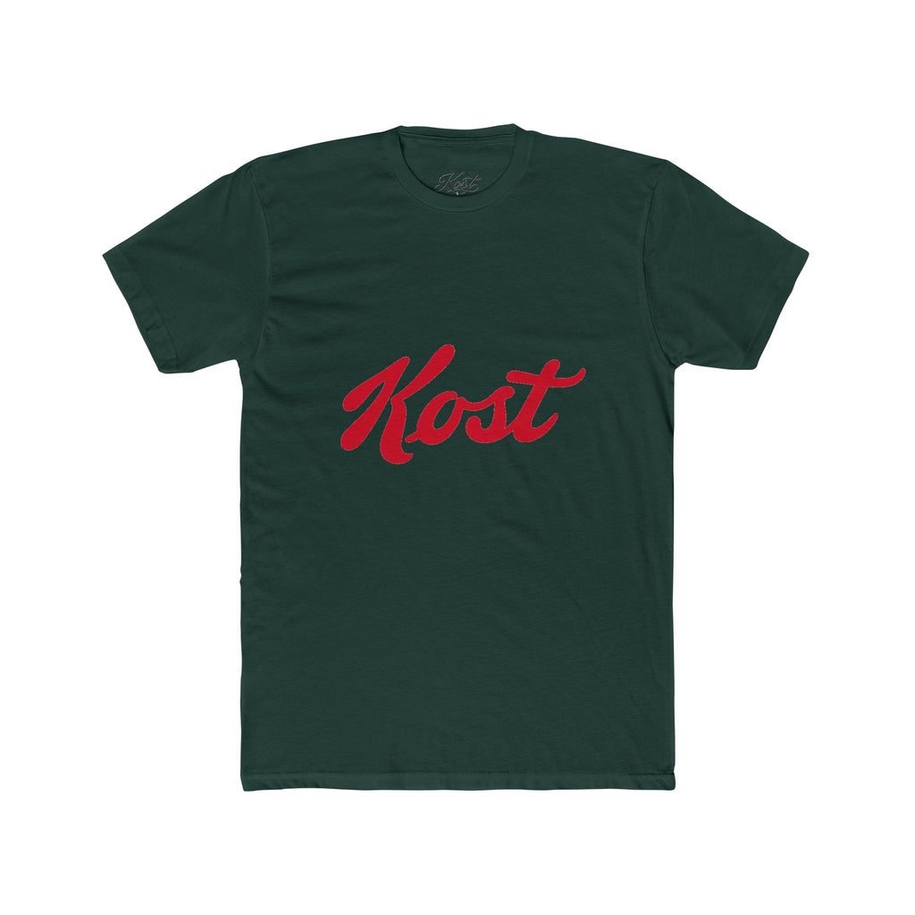 Kost Script Logo Tee — Minimal Retro Graphic T-Shirt
