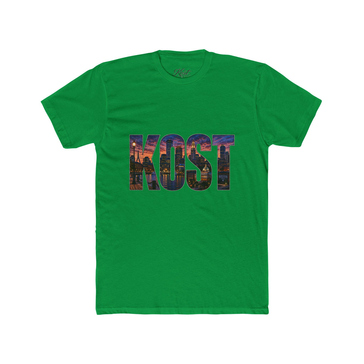 KOST Cityscape T-Shirt — Urban Skyline Lettering Tee