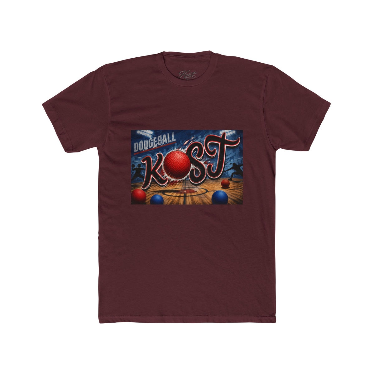 Dodgeball KOST Retro Graphic Tee — Vintage Sports Crew Shirt