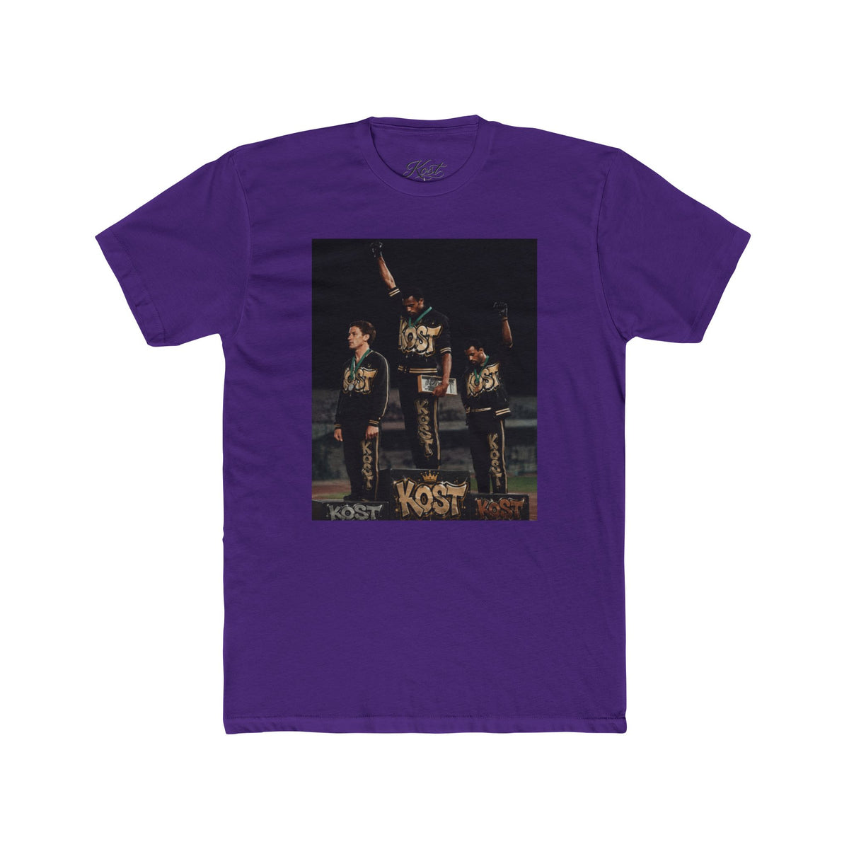 Vintage Band Photo Tee — KOST Crew Portrait Graphic T-Shirt