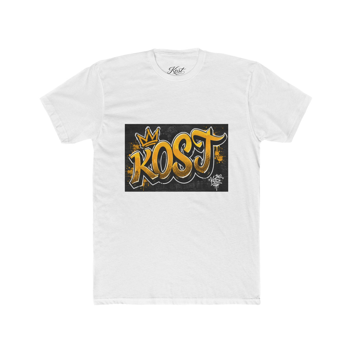 KOST Graffiti Logo Tee — Streetwear Urban Crown Graphic T-Shirt
