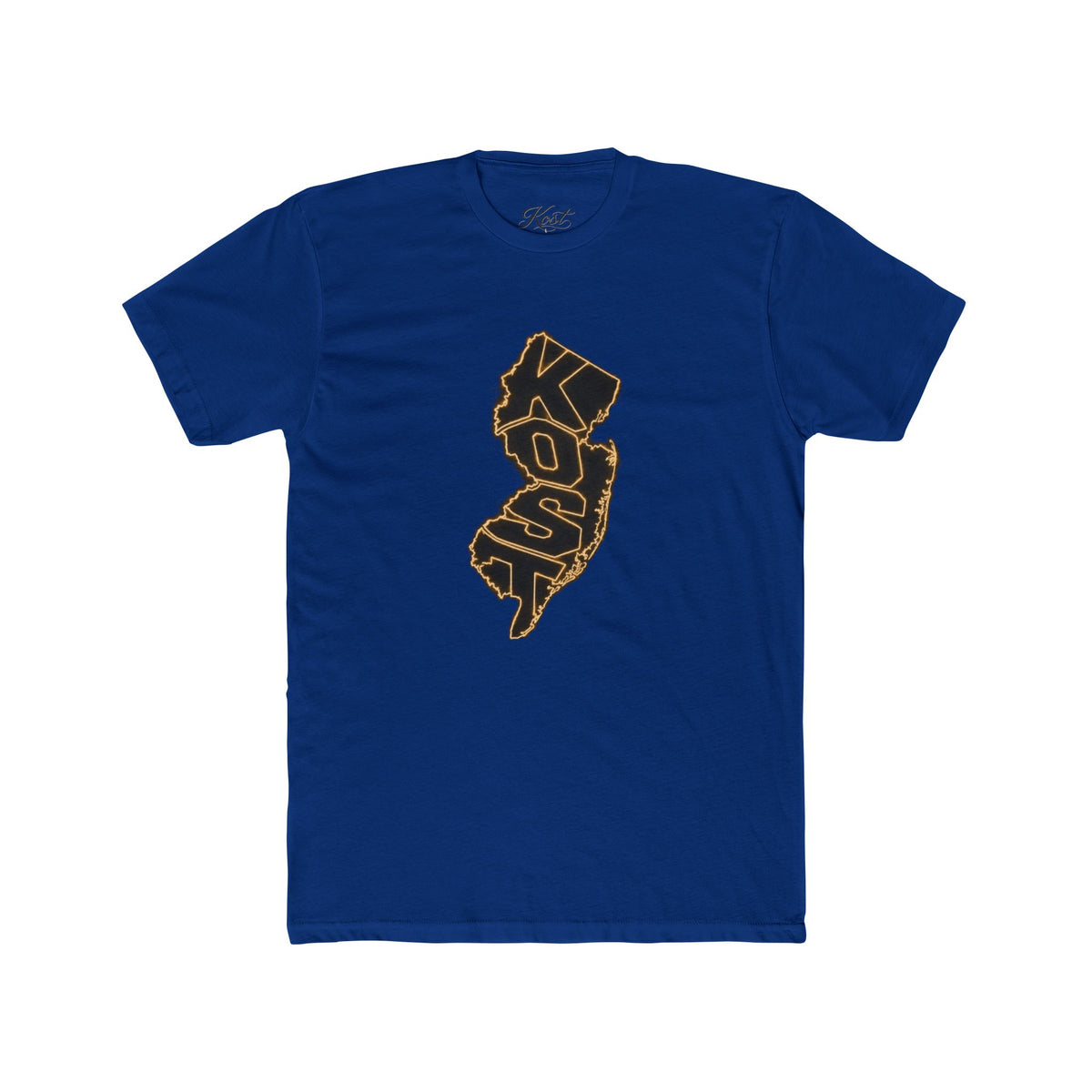 New Jersey Outline T-Shirt with 'KOP' Lettering – State Pride Tee