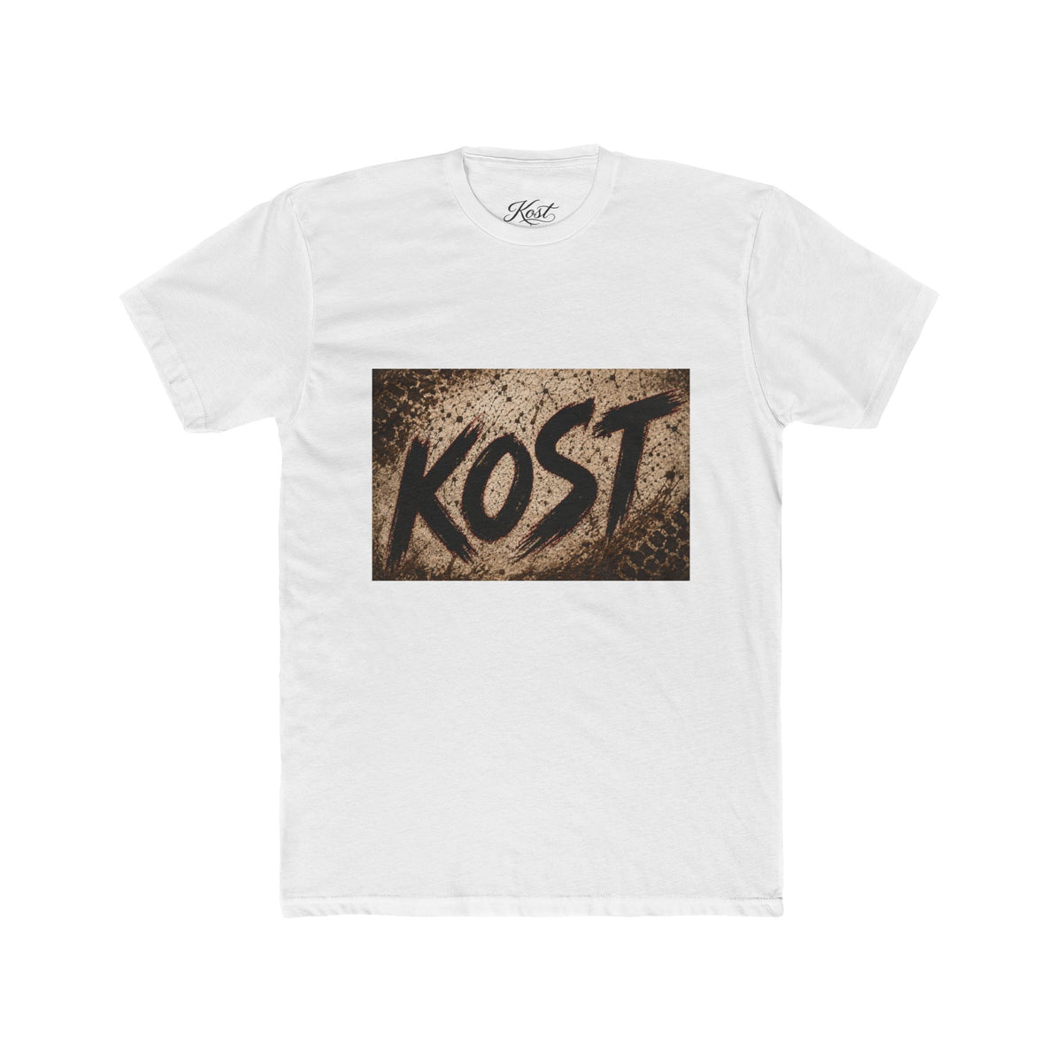 KOST Graphic T-Shirt – Vintage Brown Logo Tee
