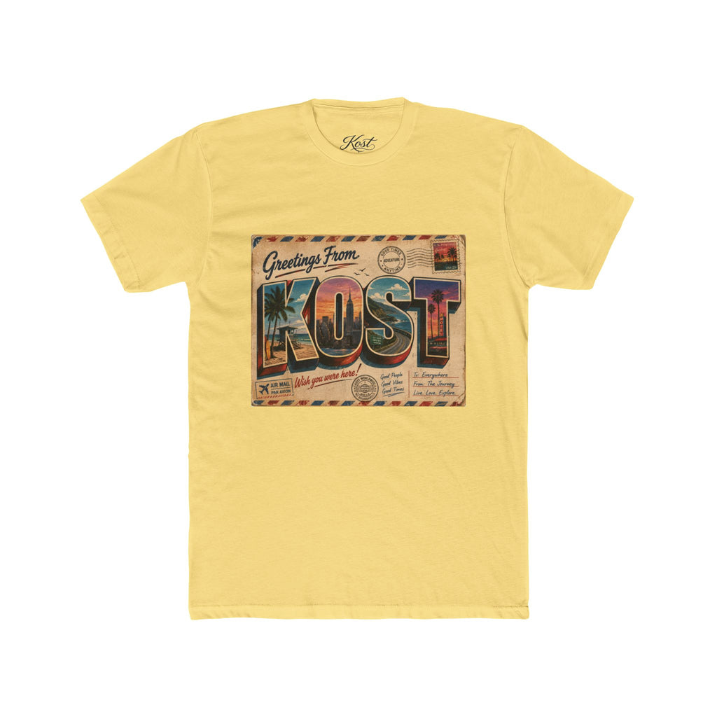 Greetings From KOST Vintage Postcard Tee