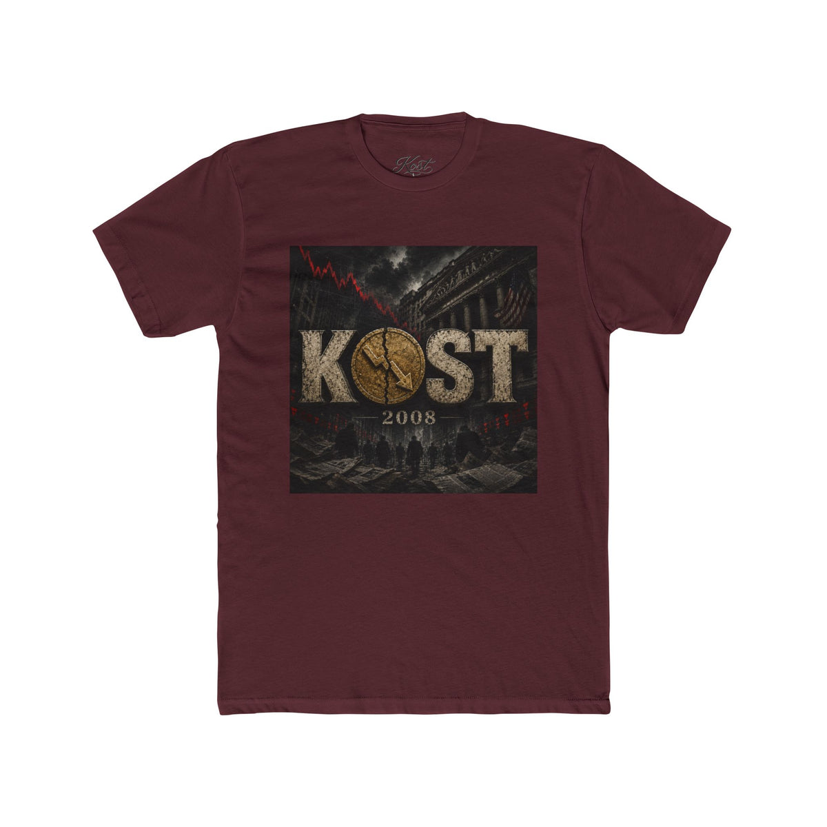 KOST 2008 Graphic Tee — Urban Vintage Basketball Logo T‑Shirt
