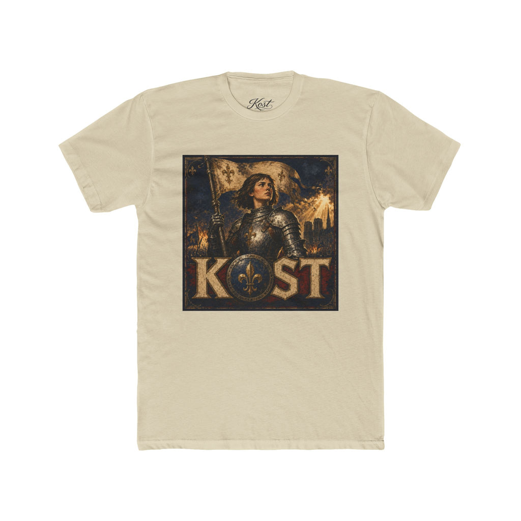 Medieval Knight Graphic Tee — 'KOST' Armor Art Shirt