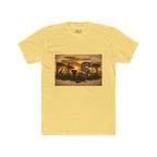 African Safari Sunset T-Shirt - Elephant & Acacia Silhouette Tee
