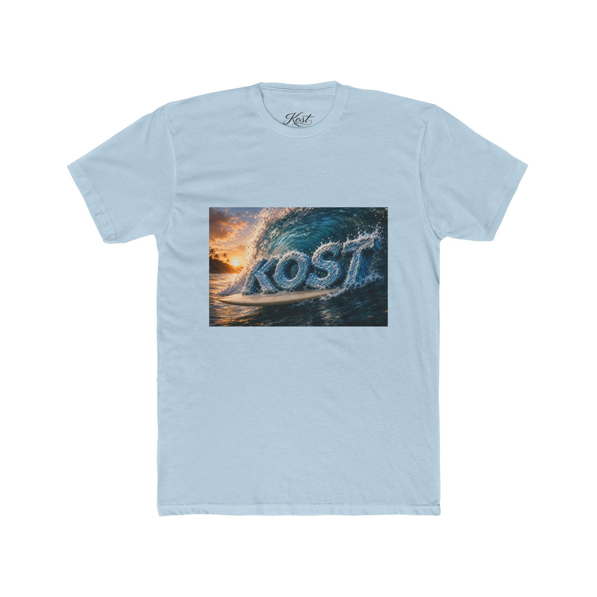 Kost Ocean Wave Graphic Tee — Sunset Surf Crew Shirt