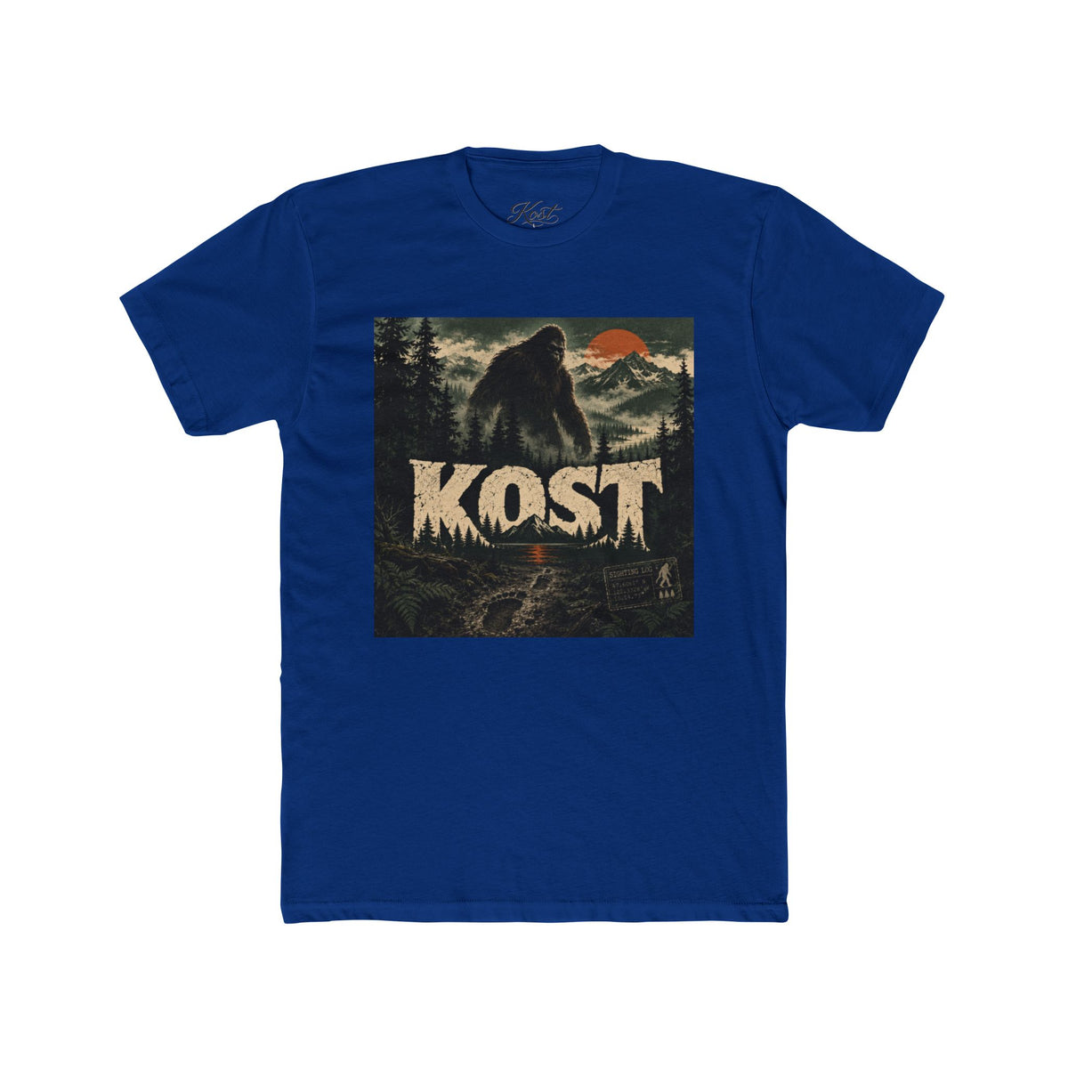 KOST Bigfoot Forest Tee — Retro Sasquatch Graphic T-Shirt