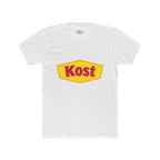 Kost Logo Tee — Retro Yellow & Red Graphic T-Shirt