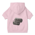 KOST Dog Hoodie – Vintage Military Dog Tag Pet Sweatshirt