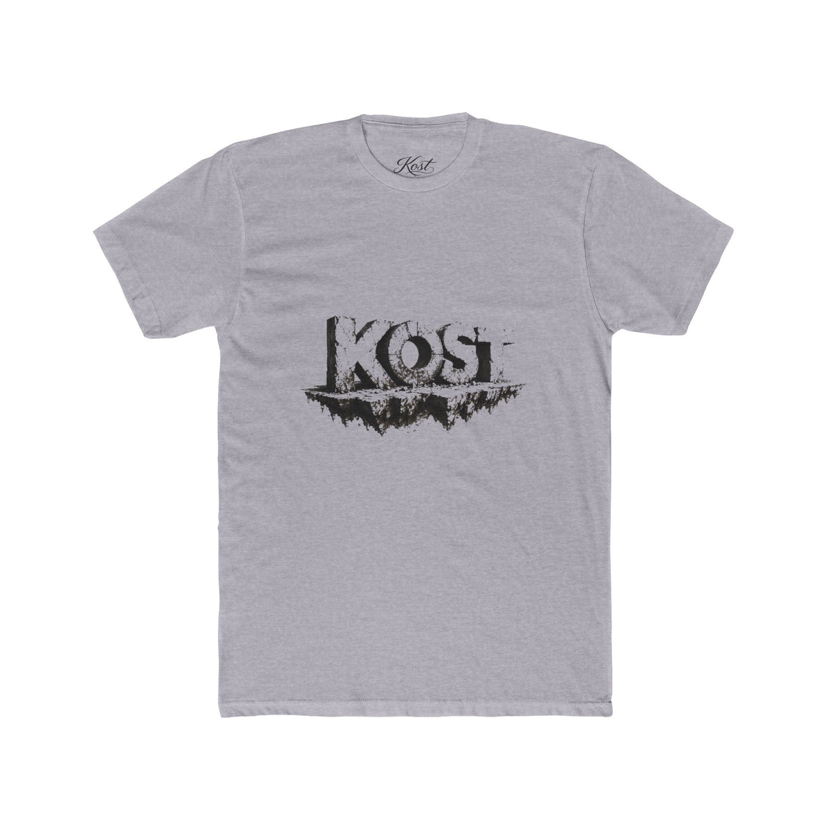 Kost Logo Tee — Grunge Black Graphic Cotton T-Shirt