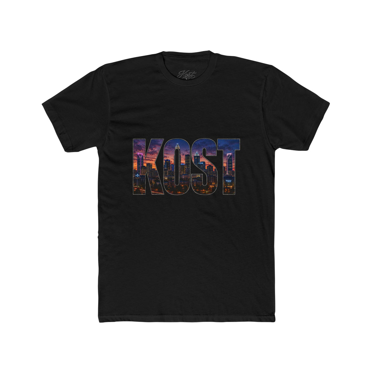 KOST Skyline T-Shirt — Cityscape Lettering Crew Tee