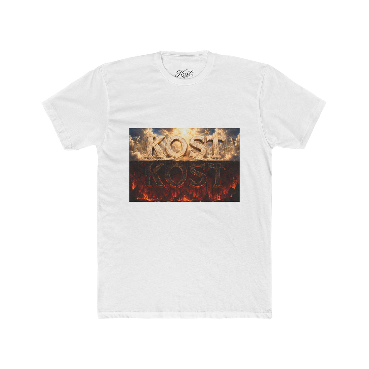 Kost Fiery Smoke Graphic Tee — Rock/Metal Band Style Shirt
