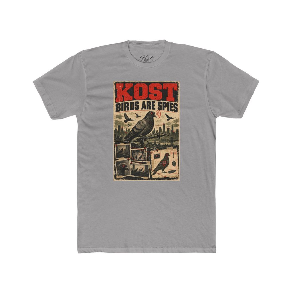 T-Shirt — KOST “Birds Are Spies” Vintage Propaganda Graphic Tee
