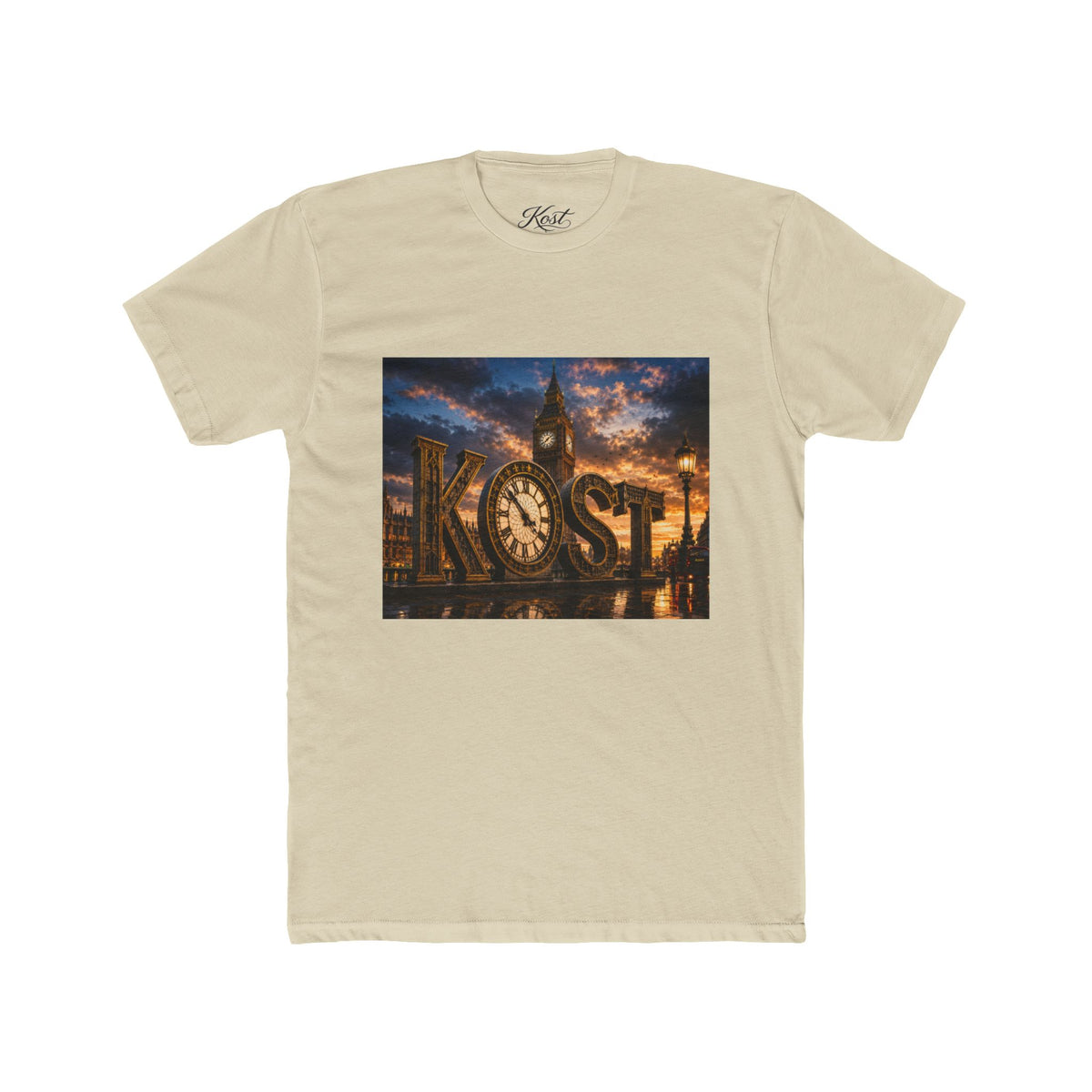KOST London Clockscape T‑Shirt — Sunset Cityscape Graphic Tee