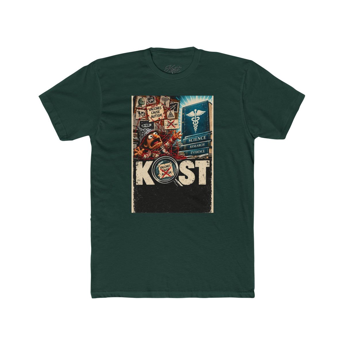KOST Vintage Street Poster Tee — Retro Collage Graphic T-Shirt