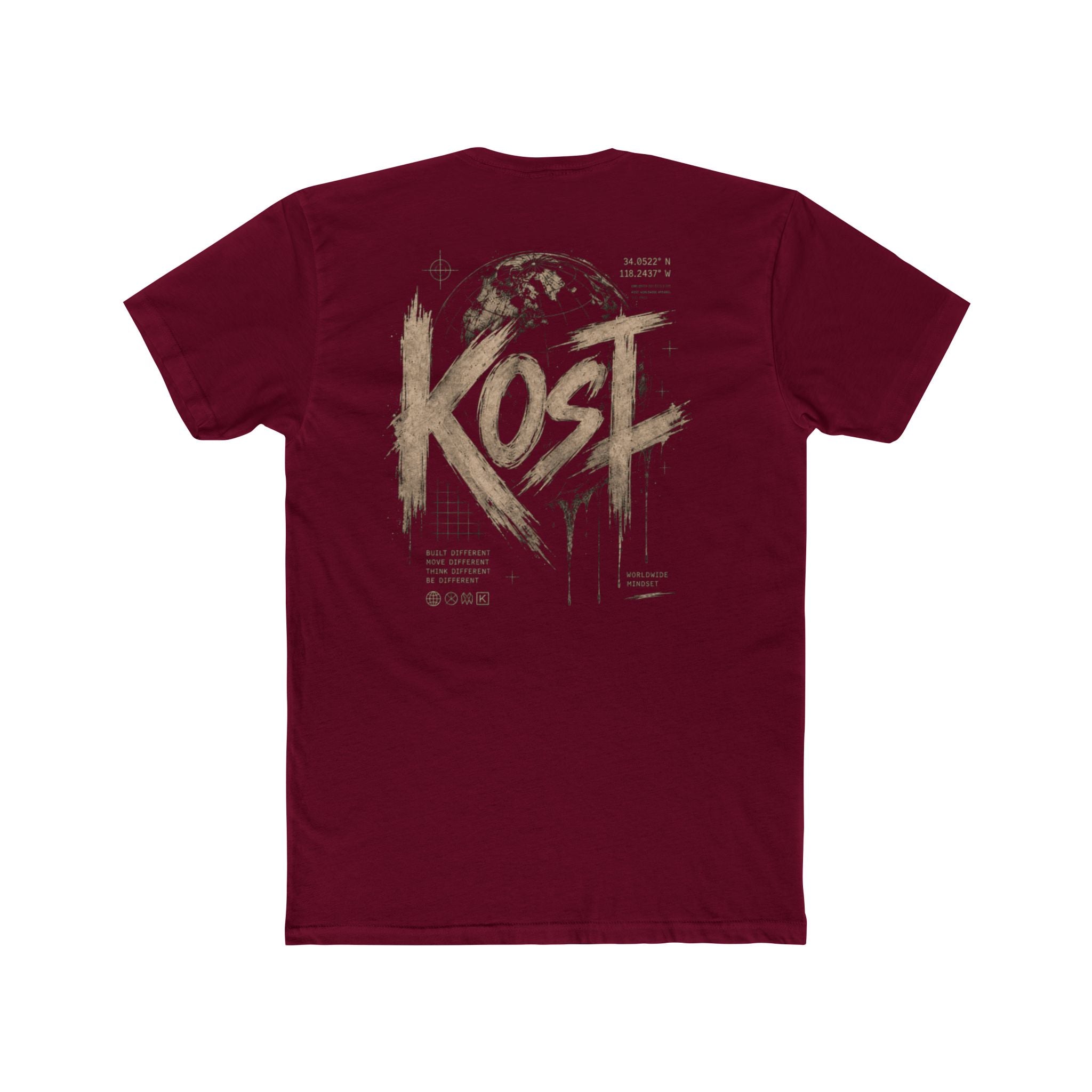Kost Graphic Tee — Distressed Urban Logo Crewneck
