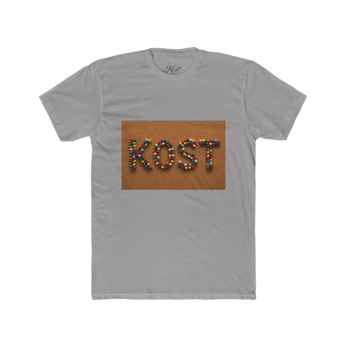 KOST Colorful Beaded Letter Graphic T-Shirt