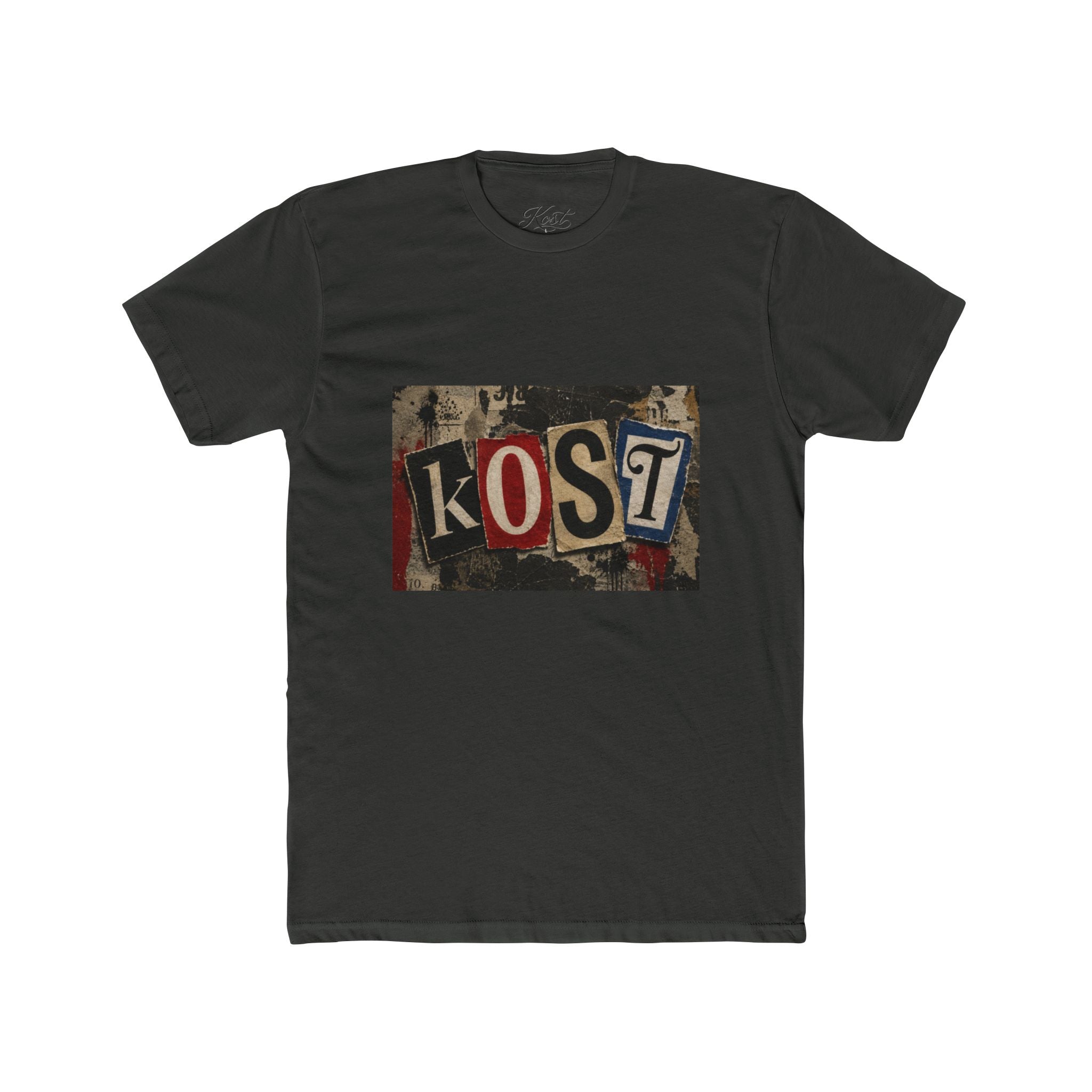 KOST Vintage Collage Tee — Retro Ransom-Style Graphic T-Shirt