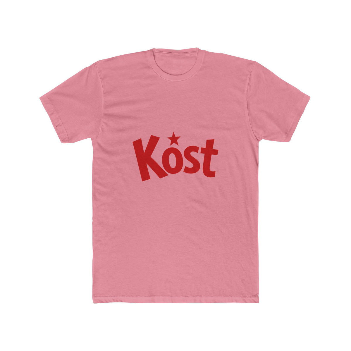 Kost Retro Script Tee — Bold Red Logo Shirt