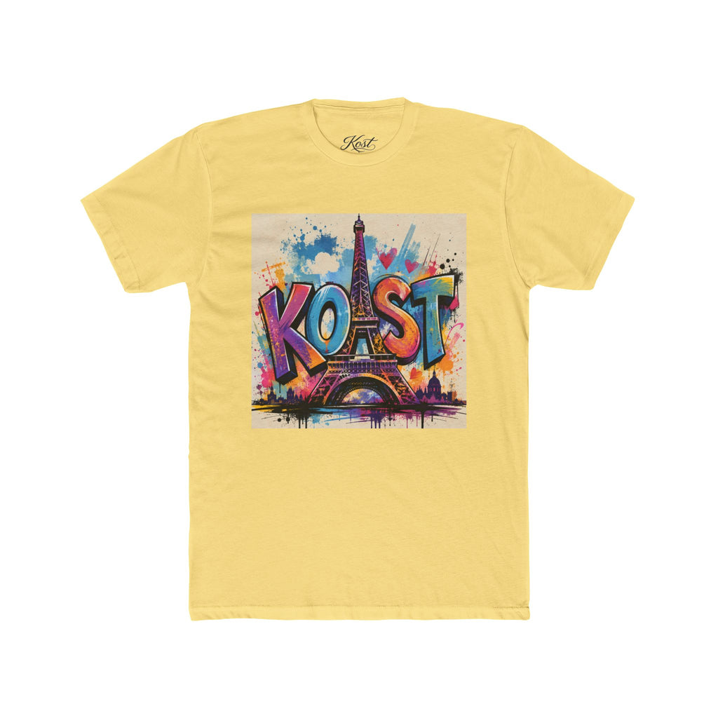 Paris Graffiti Tee — Colorful 'Koast' Eiffel Tower Street Art T-Shirt