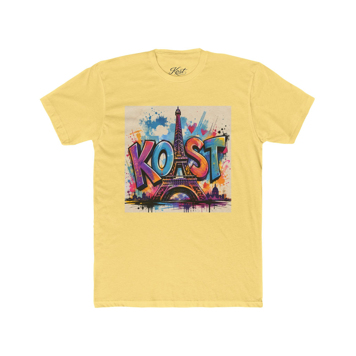 Paris Graffiti Tee — Colorful 'Koast' Eiffel Tower Street Art T-Shirt