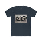 KOST Graphic T-Shirt – Distressed Black and White Streetwear Tee