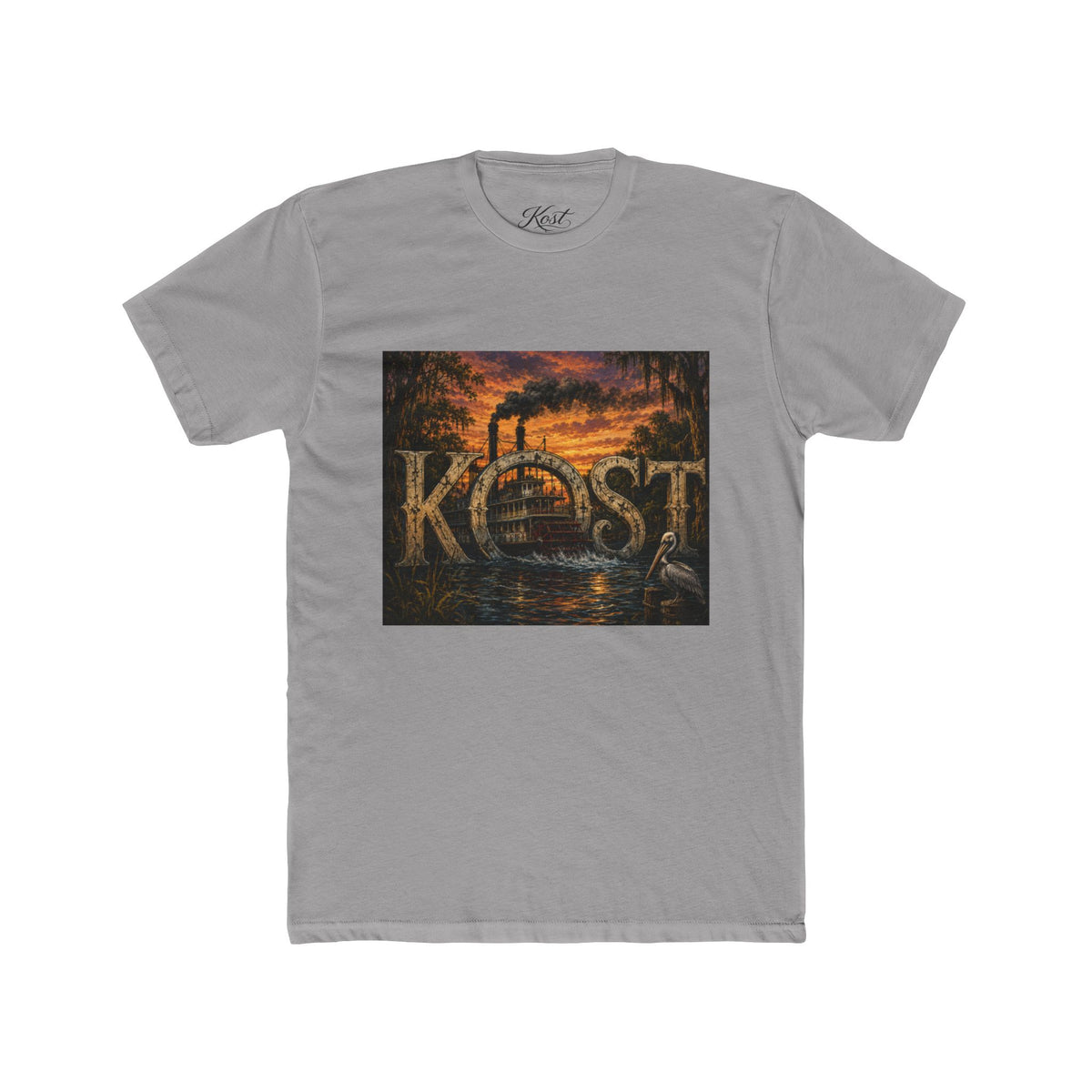 Köst Sunset Steam Tee — Vintage Riverboat Graphic T-Shirt