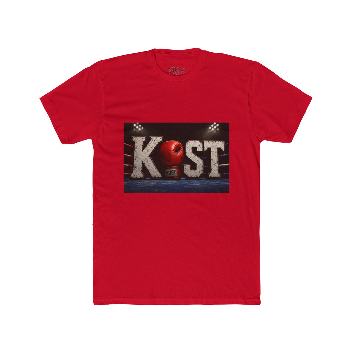 Boxing Ring 'KOST' Graphic Tee — Vintage Fight Night T-Shirt