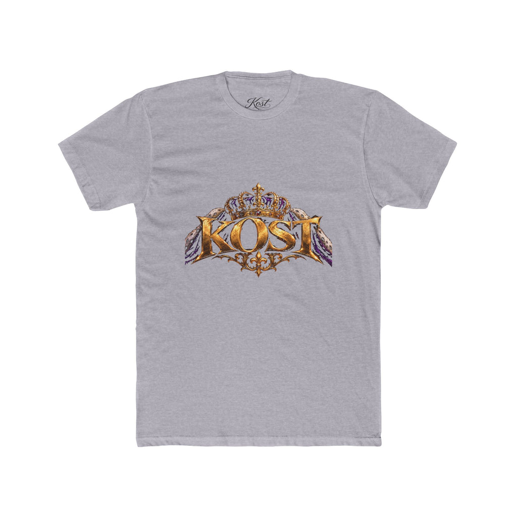 KOST Crown Logo T‑Shirt — Vintage Gold Crest Graphic Tee