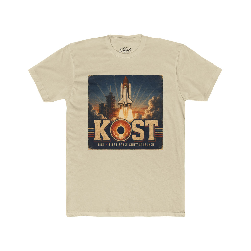 KOST Space Shuttle Retro Tee — Vintage Rocket Launch Graphic T-Shirt