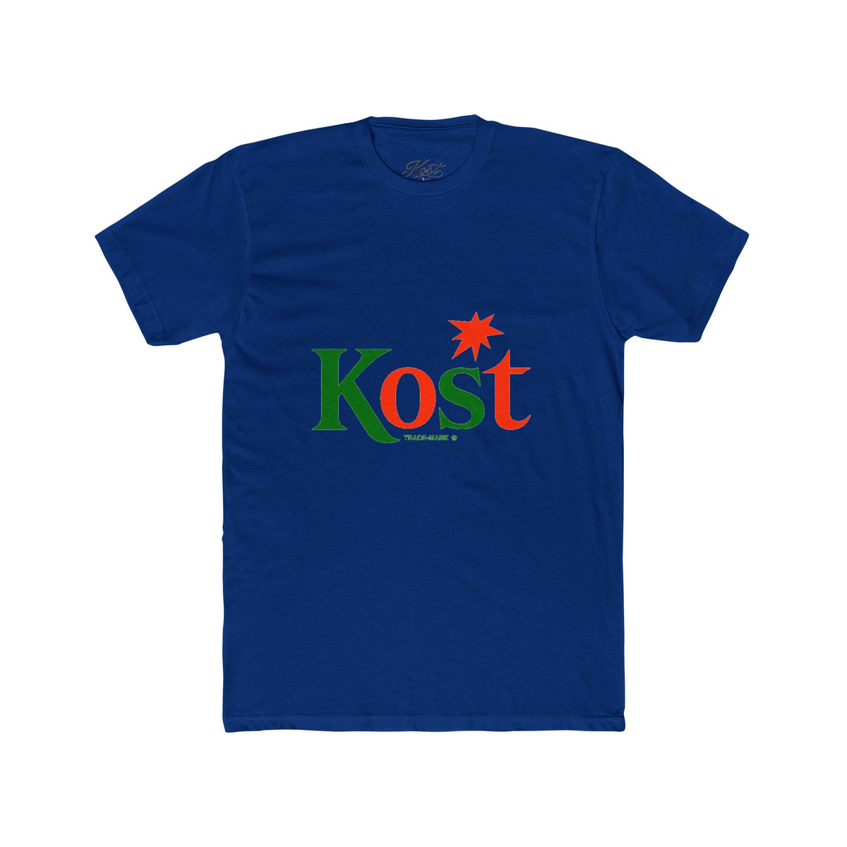 Kost Logo Tee — Retro Green & Red Graphic T-Shirt