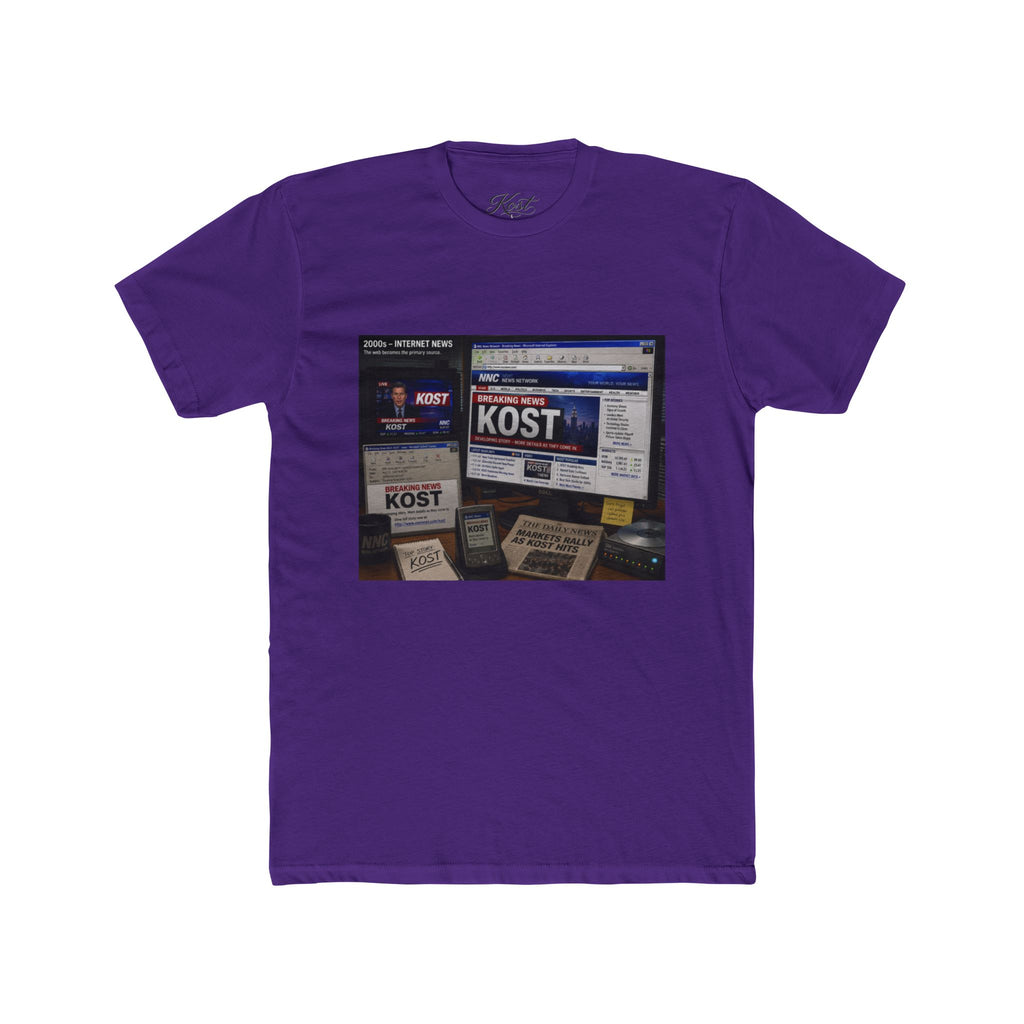KOST Radio Collage Tee — Vintage Music Station Graphic T‑Shirt