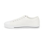 Men’s Low Top Sneakers – Classic White Casual Shoes