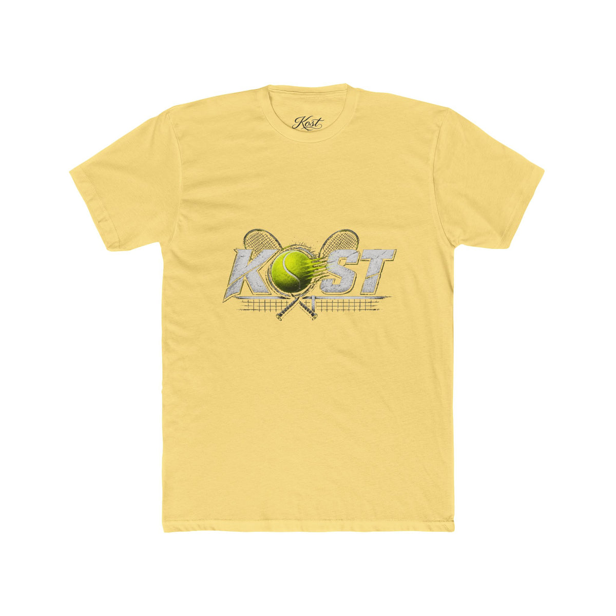 Tennis Boost Graphic Tee — Vintage Ball & Racket Sports Shirt