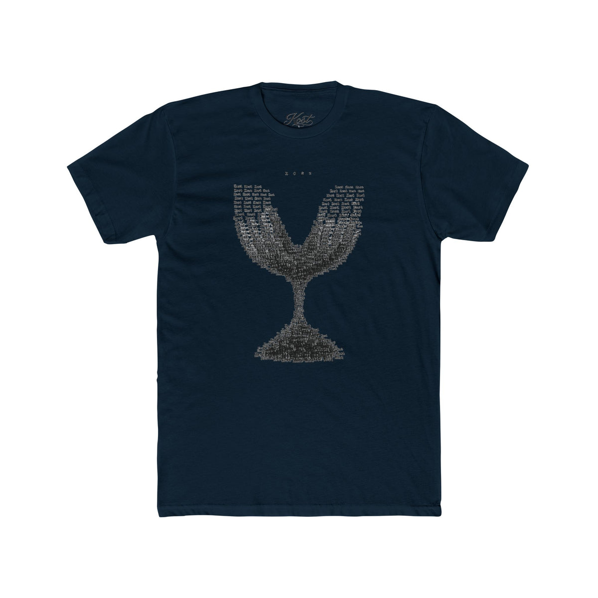 Vintage Wine Glass Graphic T-Shirt