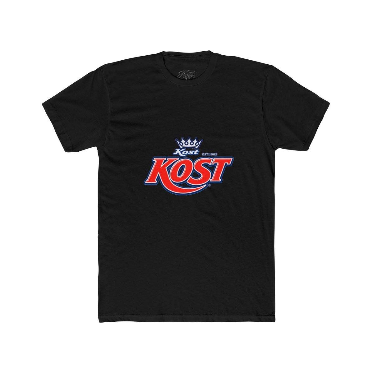 KOST Retro Logo Tee — Classic Crowned Graphic Cotton T-Shirt