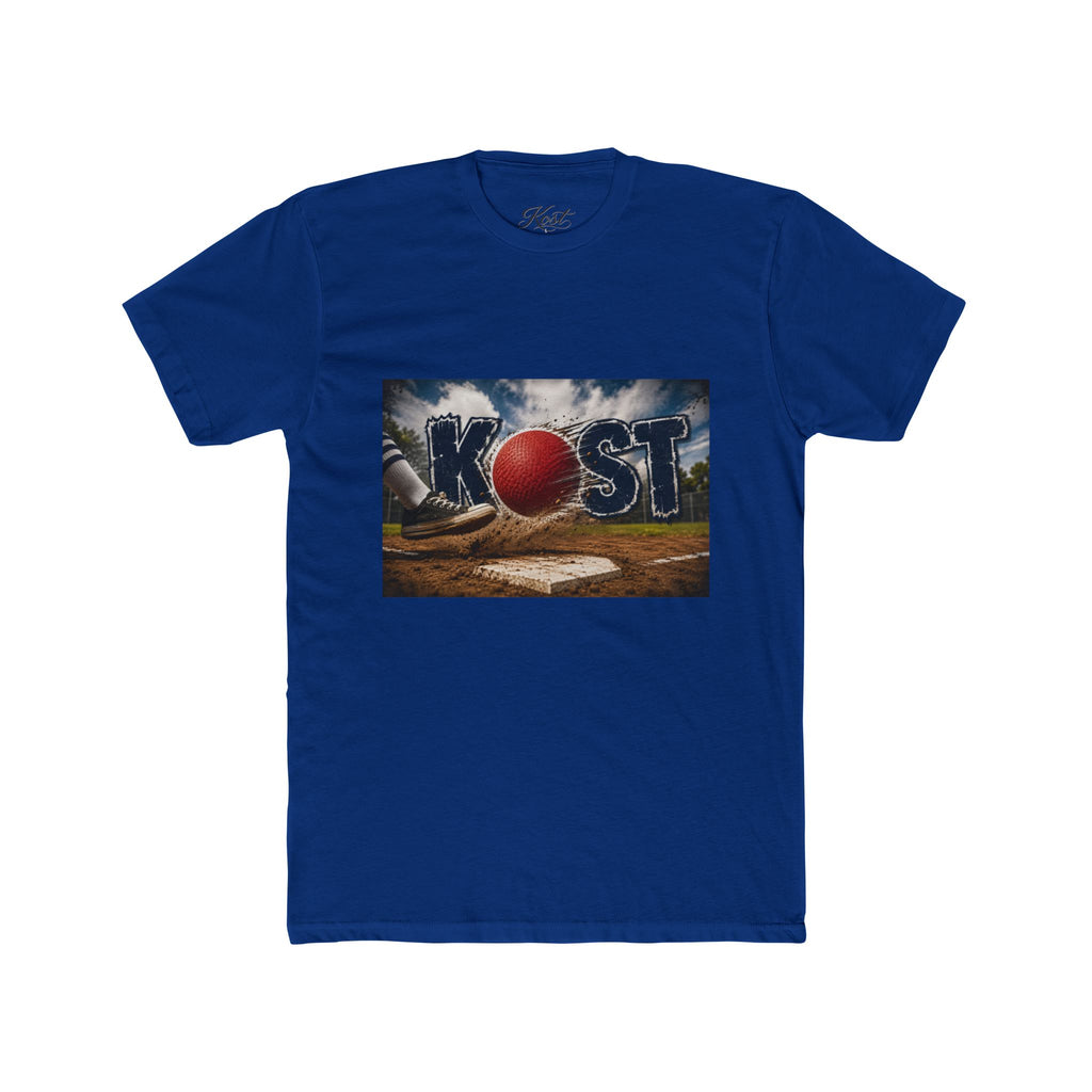 Baseball Field Graphic Tee — 'KOST' with Red Ball