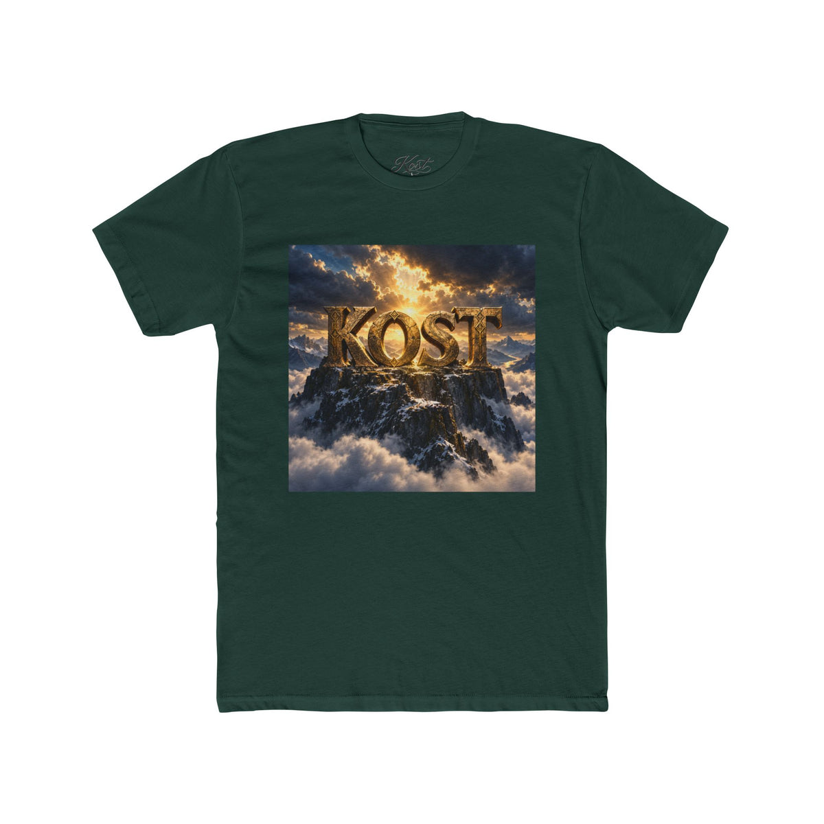 KOST Gold Logo Tee — Cloudscape Graphic T-Shirt