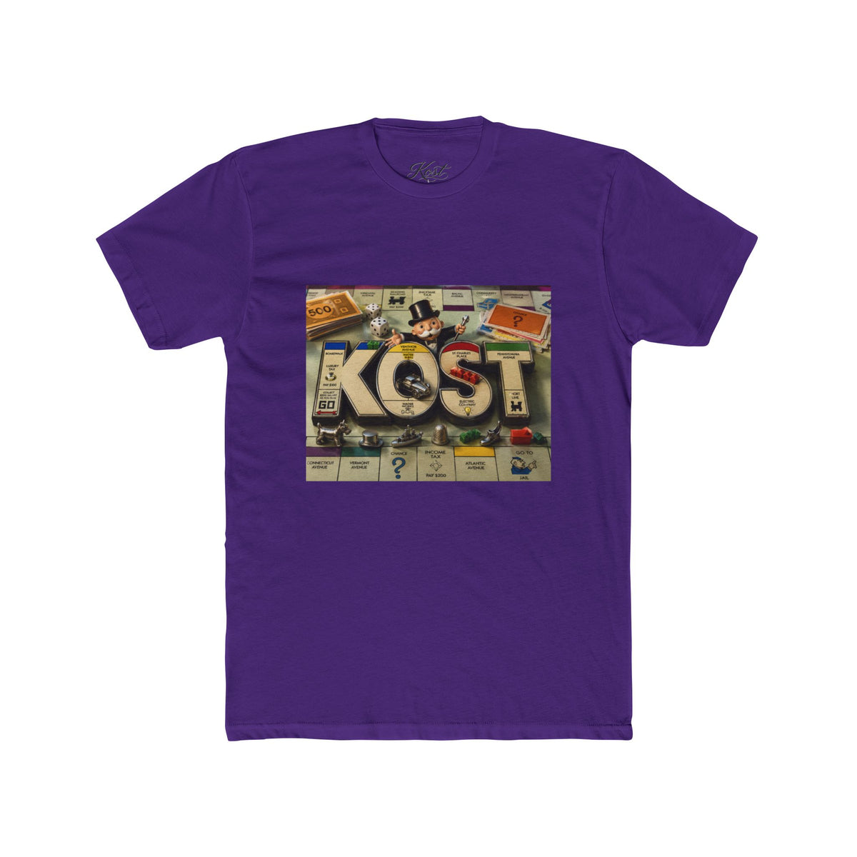 Monopoly-Inspired 'KOST' Retro Board Game Tee