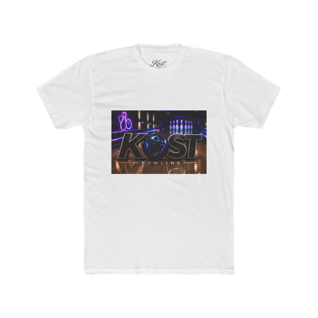 KØST Bowling Alley Photo Tee — Retro Neon Bowling Shirt