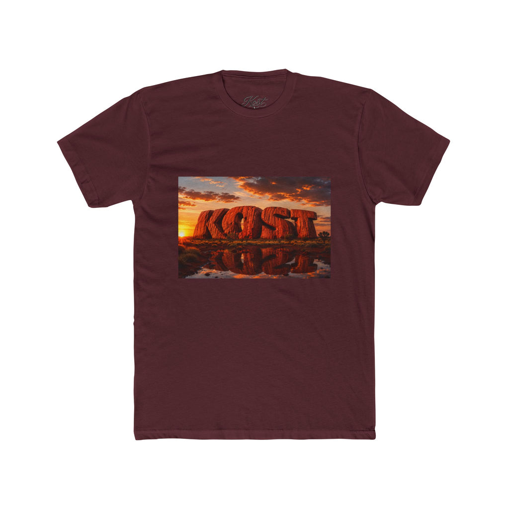 Sunset 'Lost' Graphic Tee — Retro Desert Rock Typography T-Shirt