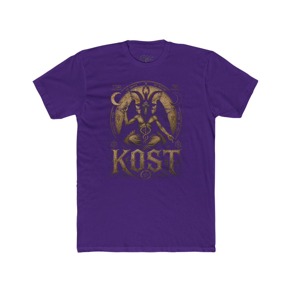 Baphomet Graphic Tee — KOST Occult Goat Sigil Shirt