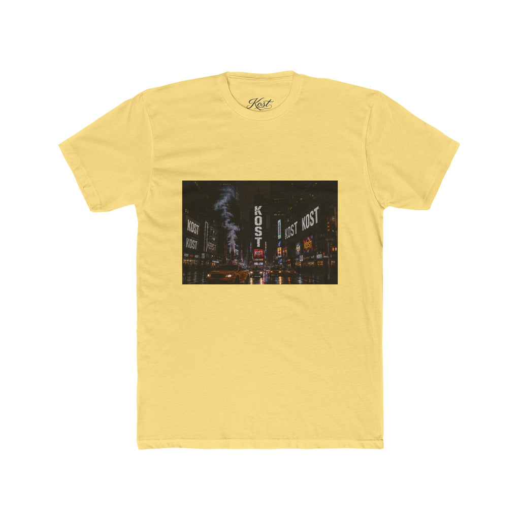 City Nightscape Tee — 'Lost' Neon Street Photography Shirt