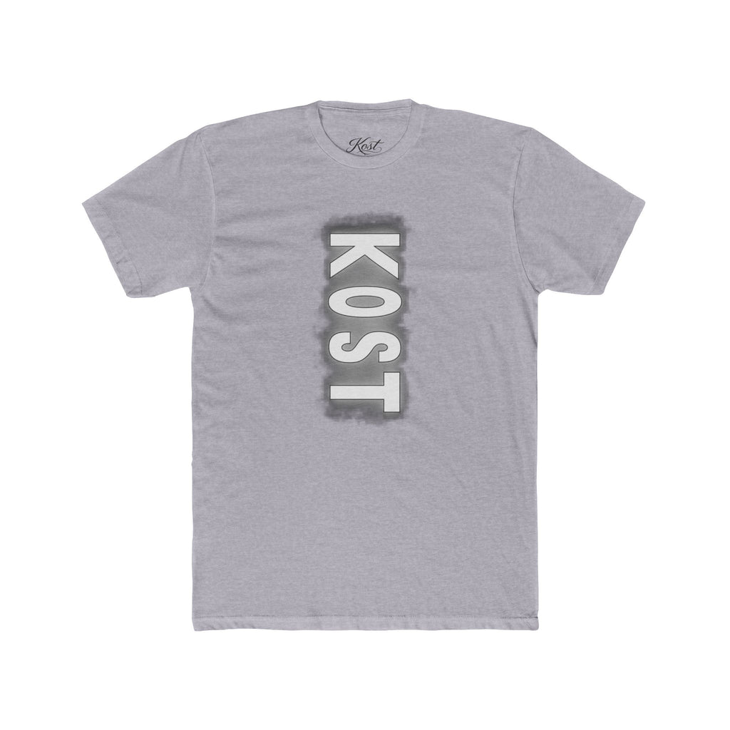 KOST Vertical Logo Tee — Grunge Vertical Graphic T-Shirt