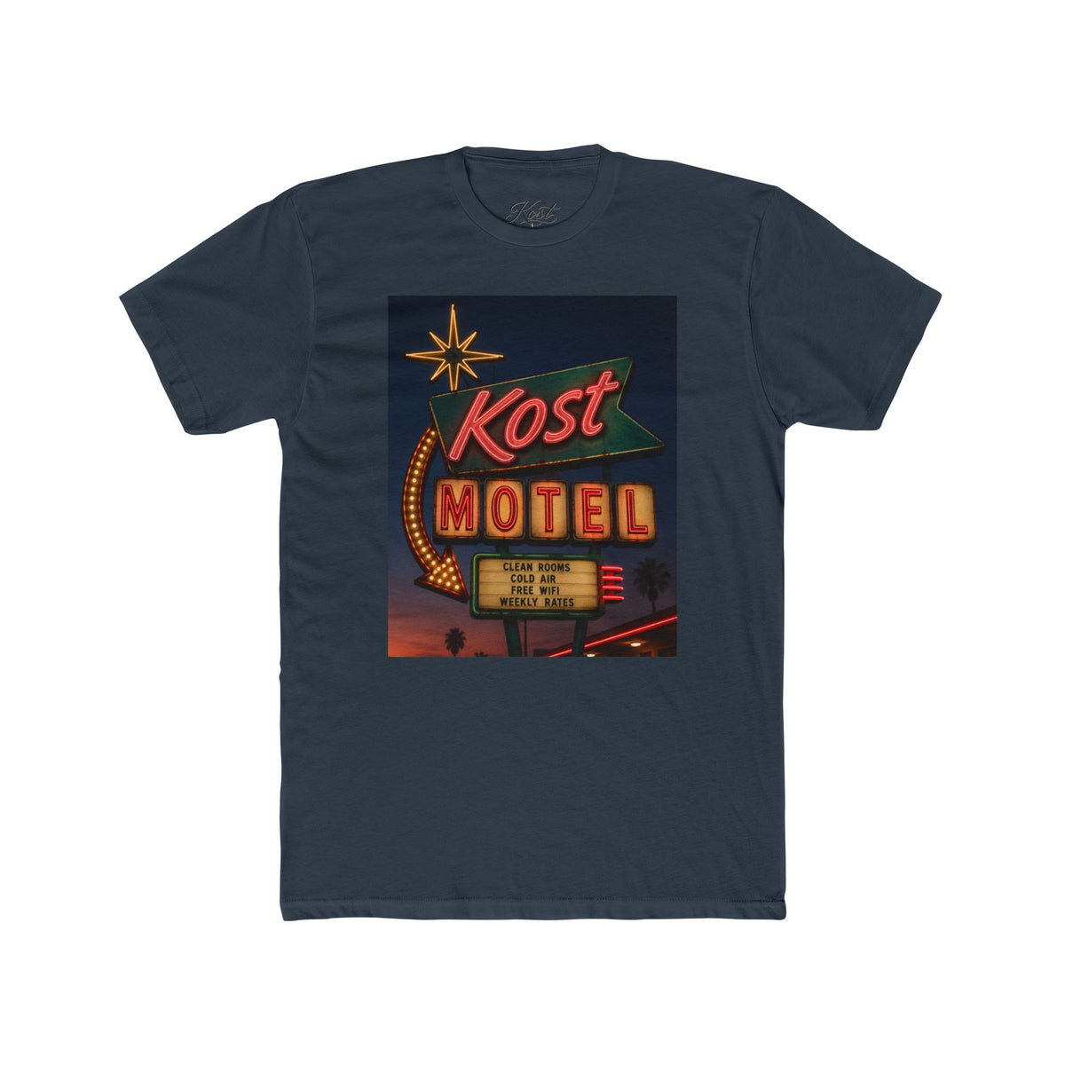 Kost Motel Vintage Roadside Sign Graphic T-Shirt