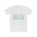 KOSI Retro Outline Logo Tee — White Cotton Crew T-Shirt