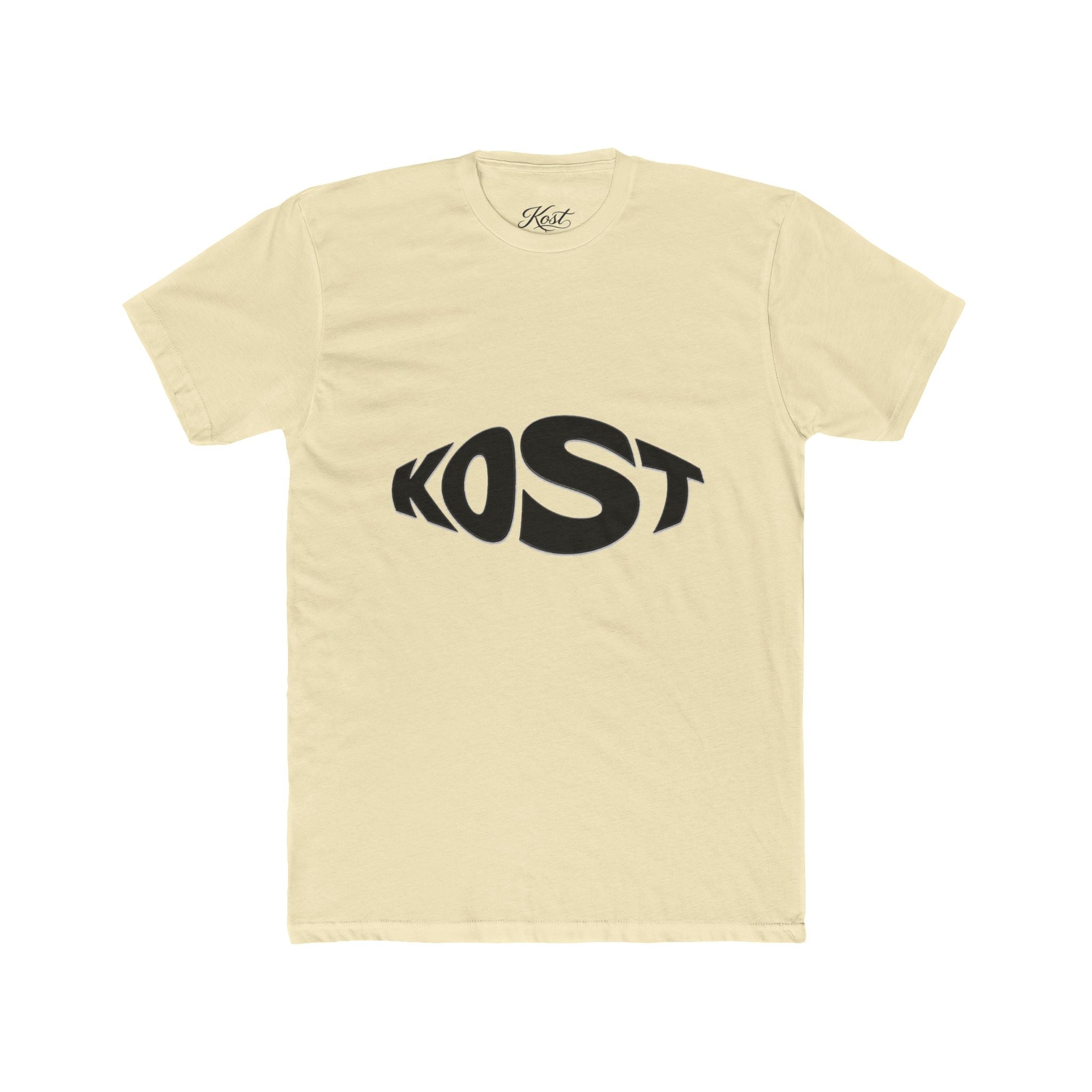 Kost Logo Tee — Minimal Black Graphic Cotton T-Shirt